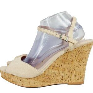 Charles by Charles David Lambert W 11 Netural Coastal Wedge Sandal Boho Comfort